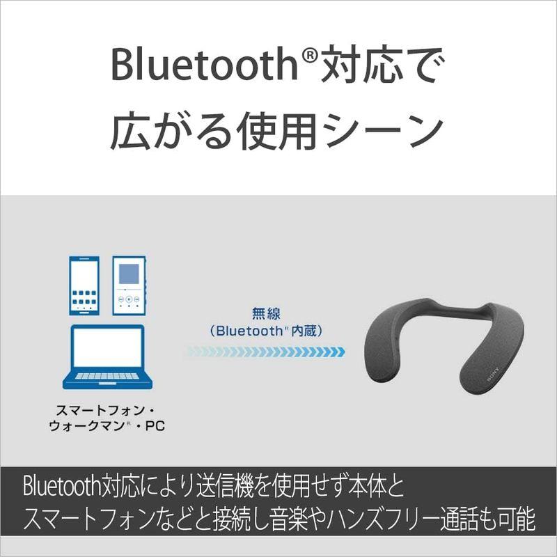 ソニー ワイヤレスネックバンドスピーカー SRS-NS7 : 360 Reality Audio対応/ハンズフリー通話/IPX4防滴/ロング ワイヤレスネックバンドスピーカー SRS NS7 Reality Audio対応/ハンズフリー通話/IPX4防滴/ロング