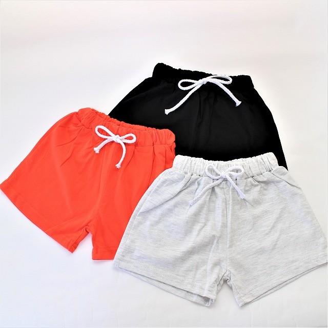 ベビー キッズ ショートパンツ グレー ブラック オレンジ 短パン パジャマ 夏 Pshortc44 Babab 通販 Yahoo ショッピング