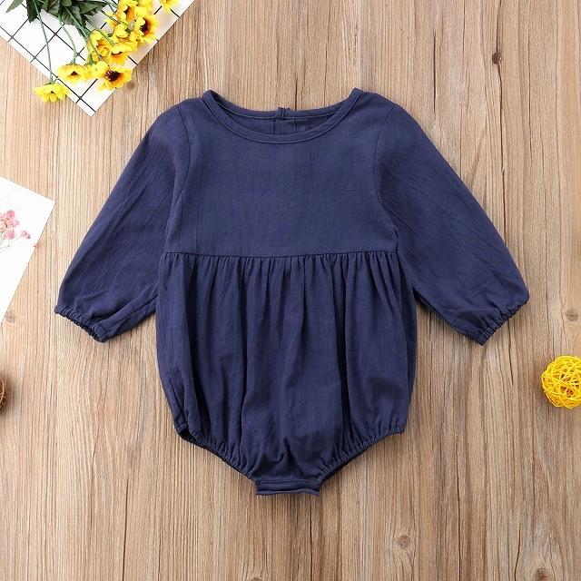 ベビー服 ロンパース ネイビー 長袖 女の子 フォーマル オシャレ Rlnavy0807 Babab 通販 Yahoo ショッピング