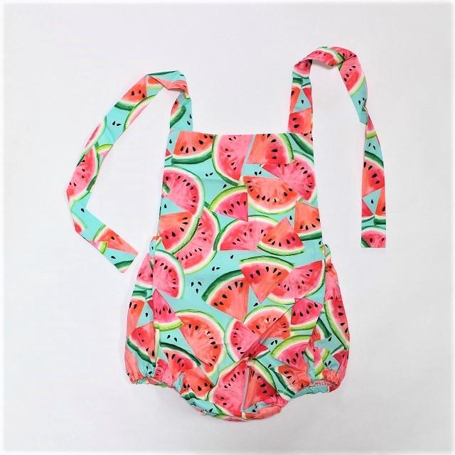 ベビー服 サロペット ロンパース スイカ柄 春夏 ワンピース 女の子 Wmelons7560 Babab 通販 Yahoo ショッピング