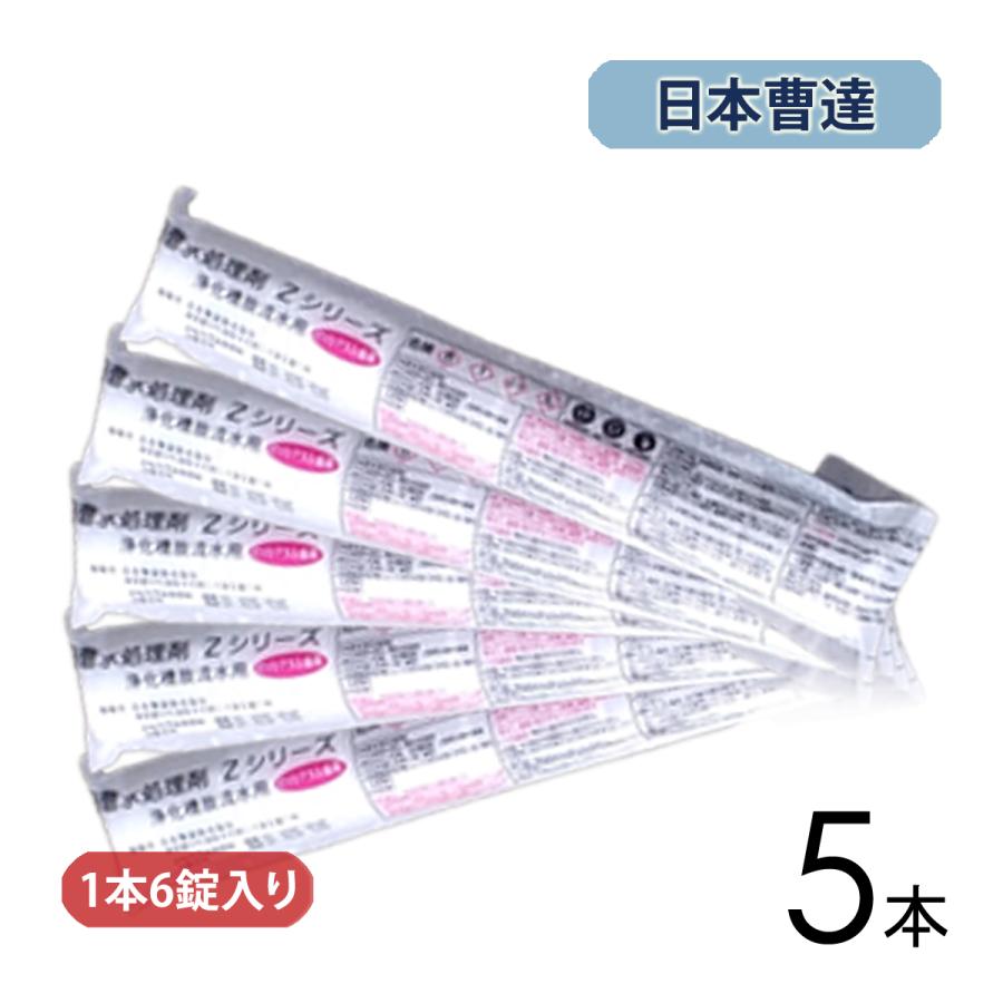 こた様　1剤10本　2剤1本　よろしくお願いします。 日曹 水処理剤 ZSTR 5本セット / 浄化槽 塩素剤 殺菌 消毒 : エアー