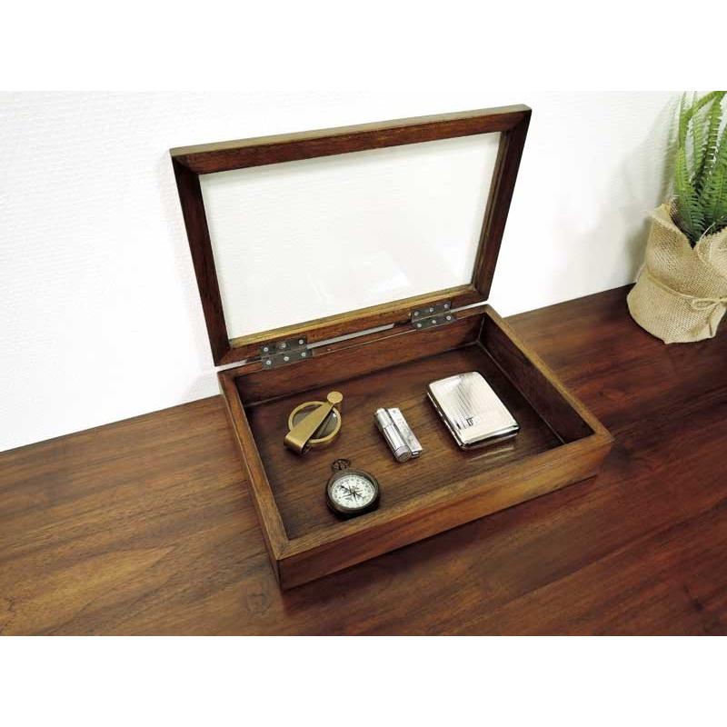 ガラス コレクションボックス M チーク コレクションケース ジュエリーケース アクセサリー インテリア アジアン雑貨 木製 天然木 おしゃれ 北欧 アジアン雑貨 Ms 43 Babi Furniture 通販 Yahoo ショッピング