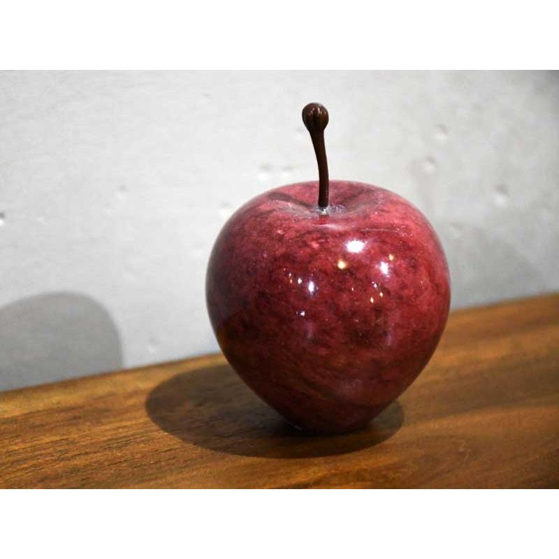 アップル マーブル レッド S 赤 オブジェ 置物 林檎 ペーパー アップル マーブル レッド S 赤 オブジェ 置物 林檎 ペーパー