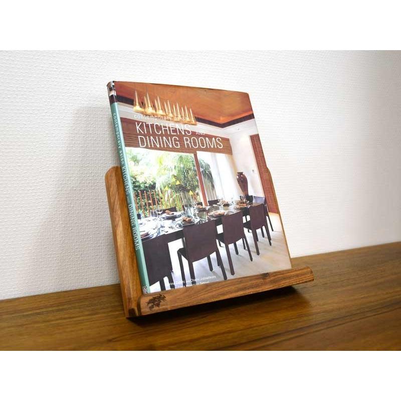 アカシア レシピスタンド ワイド ホルダー 木製 ディスプレイ タブレット Ipad ブックスタンド 本立て 飾り インテリア シンプル おしゃれ アジアン雑貨 Rdul k Babi Furniture 通販 Yahoo ショッピング