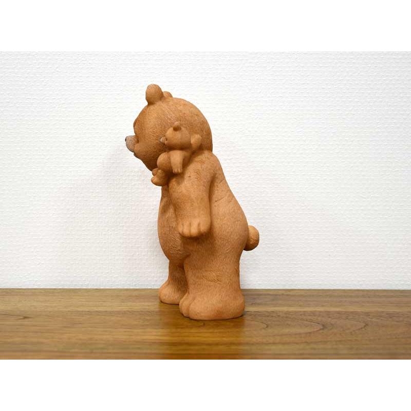 ダッドベア & ベビー くま 熊 ベア 置物 かわいい ぶさ可愛い ダッドベア & ベビー くま 熊 ベア 置物 かわいい ぶさ可愛い