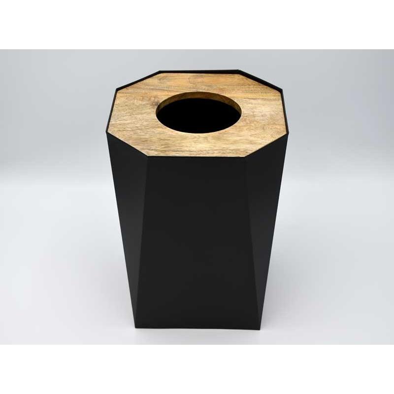 引取可能】パタパタ扉の木製ゴミ箱 45L対応 アンティーク風