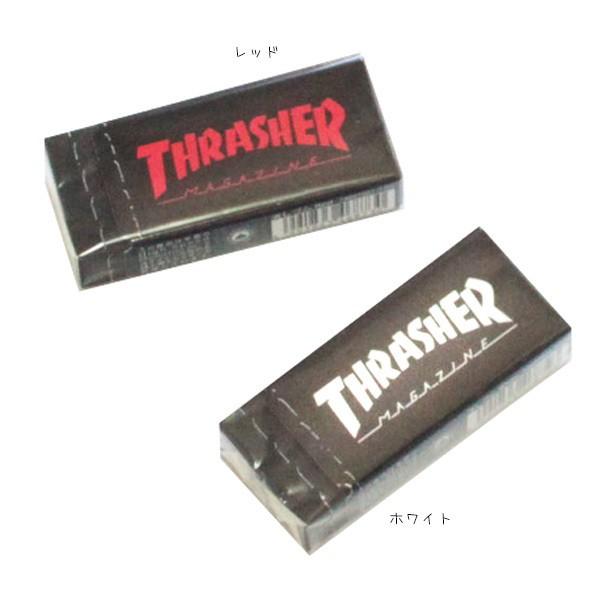 スラッシャー 消しゴム THRASHER スケボー グッズ ステーショナリー サカモト 文具 文房具 筆記用具 ネコポス可｜babu