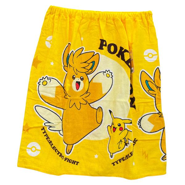 Pokemon（ポケモン） キャラクター 巻きタオル 60cm丈 ラップタオル