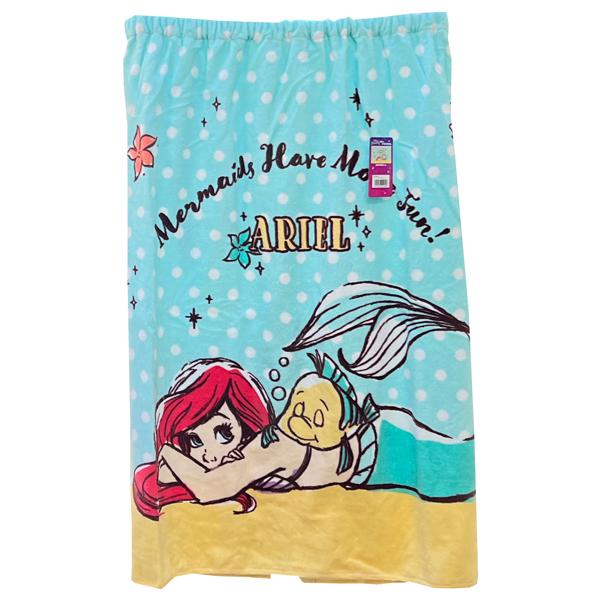 ディズニープリンセス キャラクター 巻きタオル 80cm丈 女の子 男の子