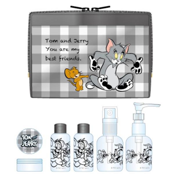 トムとジェリー トラベルポーチ 携帯用 詰め替え容器 詰替 ボトル