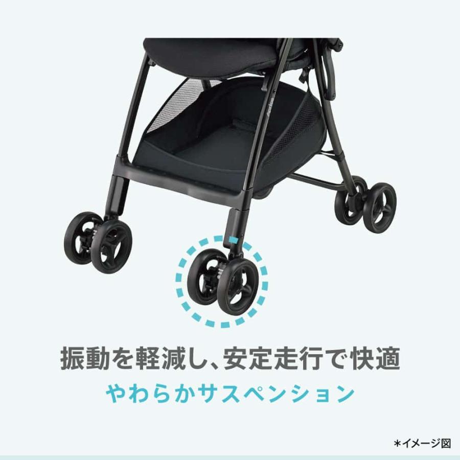 アップリカ カルーンエアー メッシュ AD ベビーカー A型ベビーカー 1年