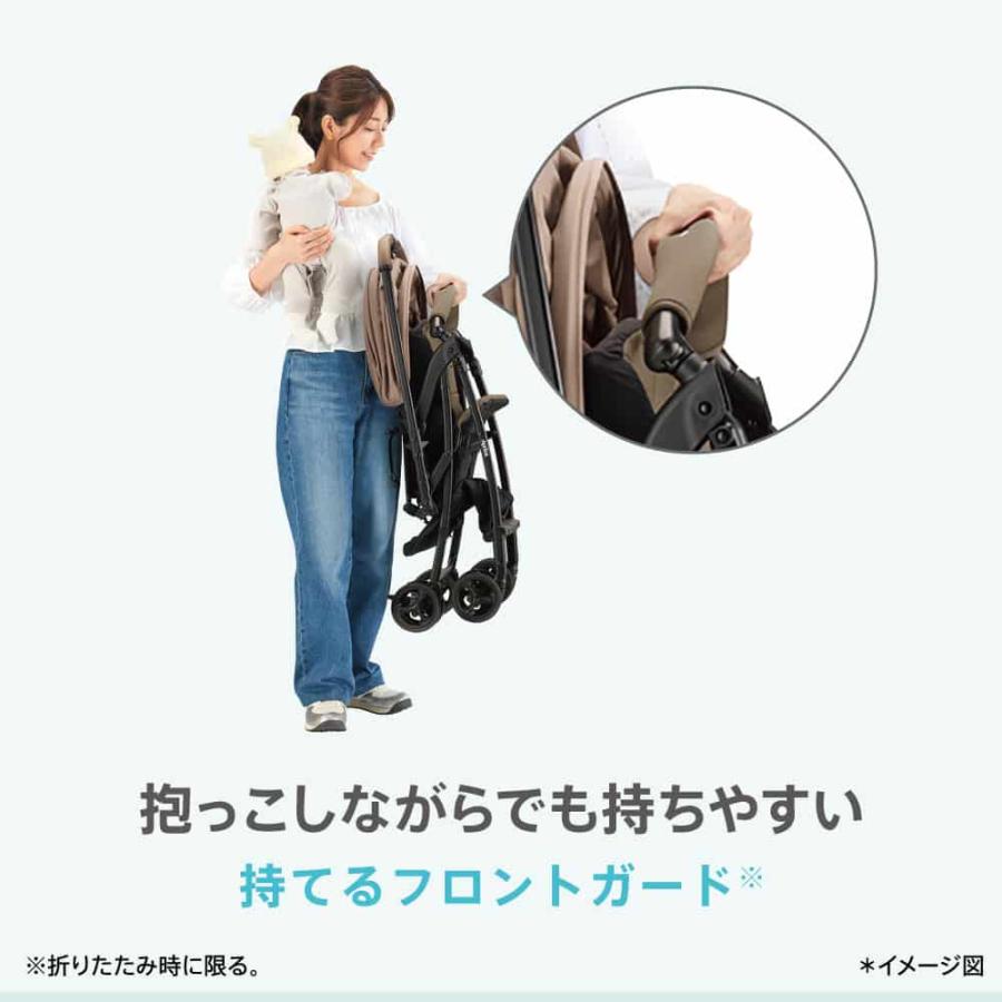 アップリカ カルーンエアー メッシュ AD ベビーカー A型ベビーカー 1年