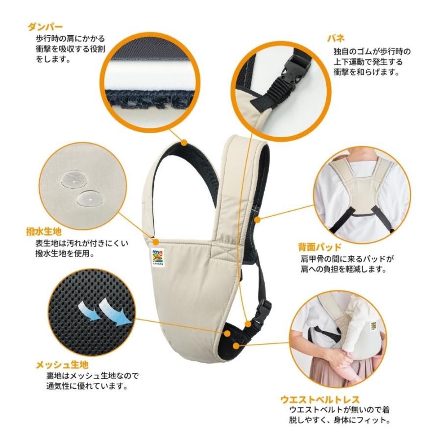 エイテックス（EIGHTEX） ユーモベビー 2WAYキャリー / 抱っこ紐 送料無料 4ヵ月頃から24ヵ月頃まで 対面抱っこ 前向き抱き 洗濯可の画像