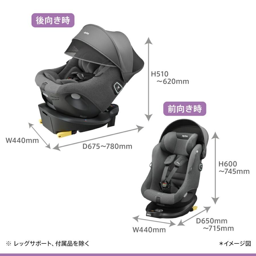 アップリカ(Aprica) クルリラ プライト / ナイトグレー ナイトネイビー チャイルドシート 即納 マシュマロ Gキャッチ 安全基準_14