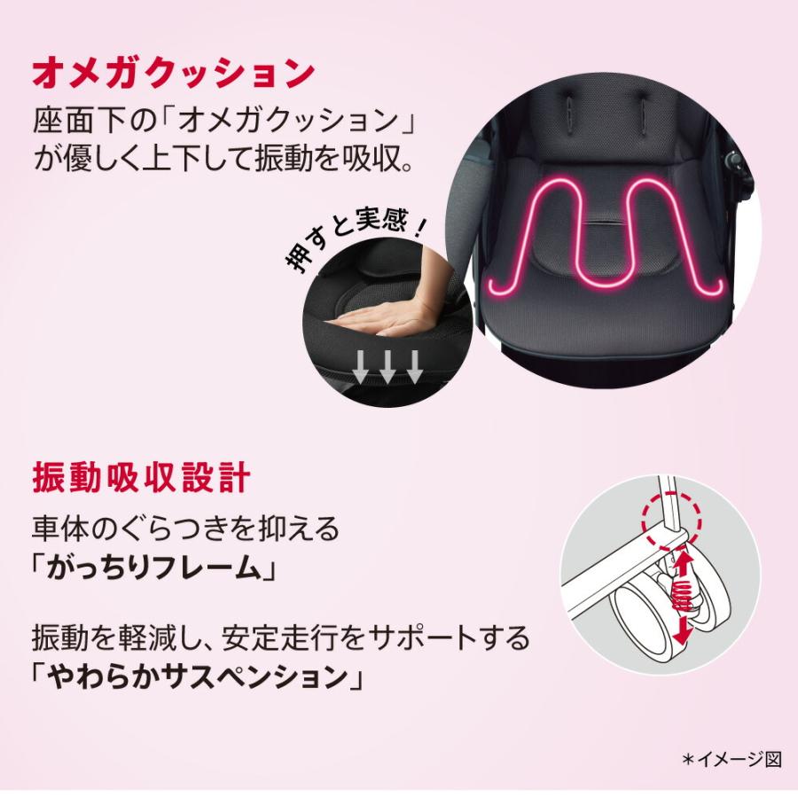 LUXUNA アップリカ(Aprica) ベビーカー ラクーナ クッション フリー AD