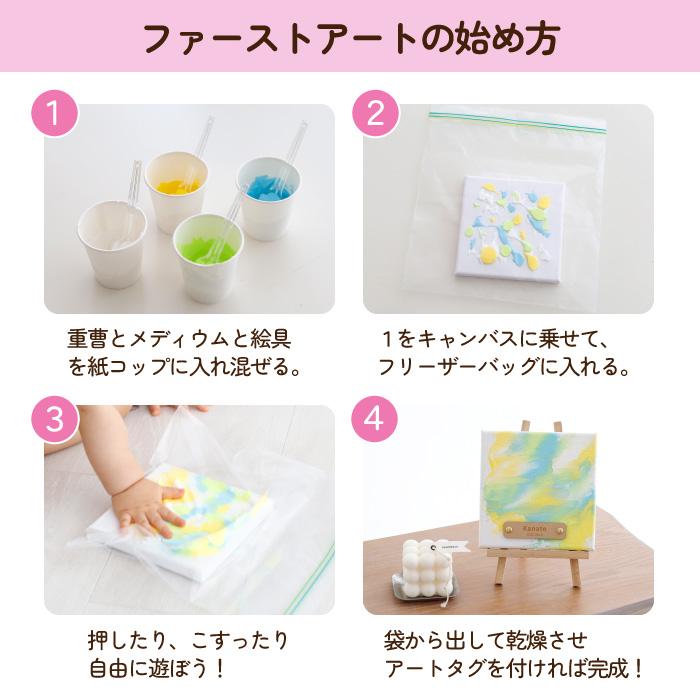 ベビーアルテ ファーストアートセット 木製アートタグ付 名入れ 誕生日