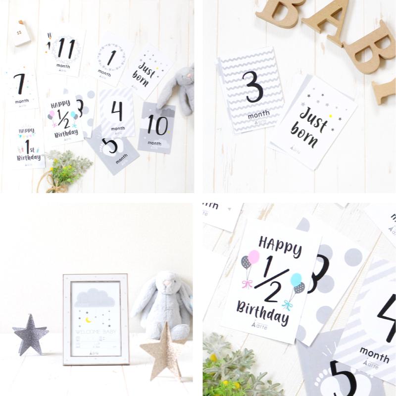出産祝い 月齢カード 記念日 マンスリーカード ベビー 男の子 女の子 月齢フォト 誕生日 100日 ベビーマンスリーカード Mca 1 おむつケーキ 出産祝い Baby Arte 通販 Yahoo ショッピング
