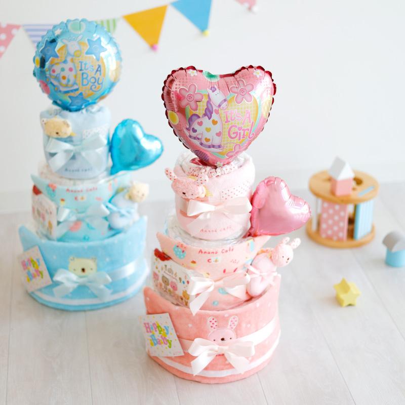 おむつケーキ オムツケーキ 出産祝い Anano Cafe アナノカフェ 3段 日本製 おしゃれ パステル Ok 124 おむつケーキ 出産祝い Baby Arte 通販 Yahoo ショッピング