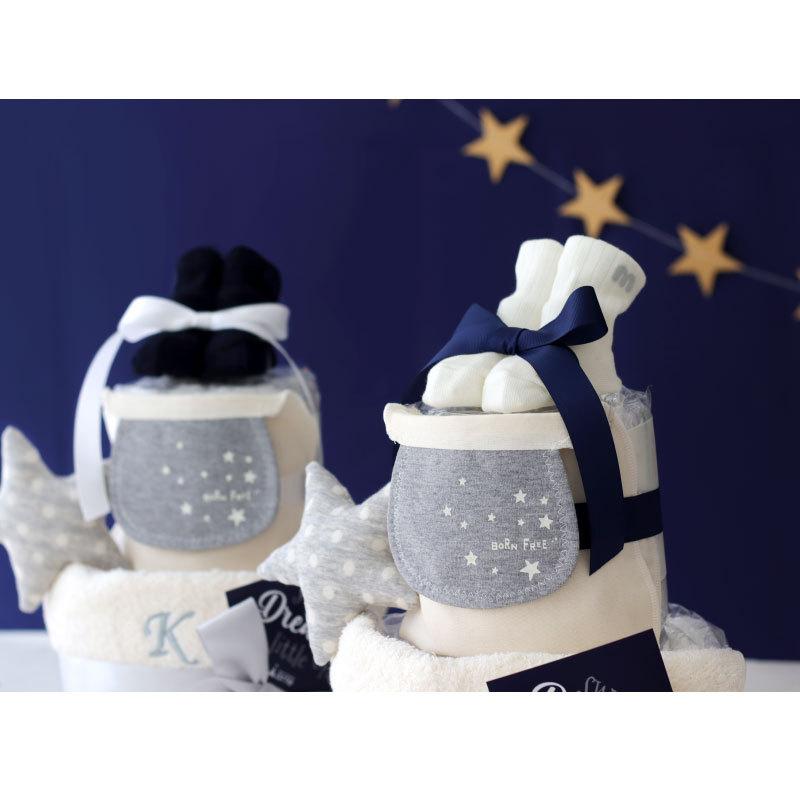 出産祝い おむつケーキ 男の子 女の子 ベビーソックス付 スウィートドリーム オムツケーキ Ok 171 おむつケーキ 出産祝い Baby Arte 通販 Yahoo ショッピング