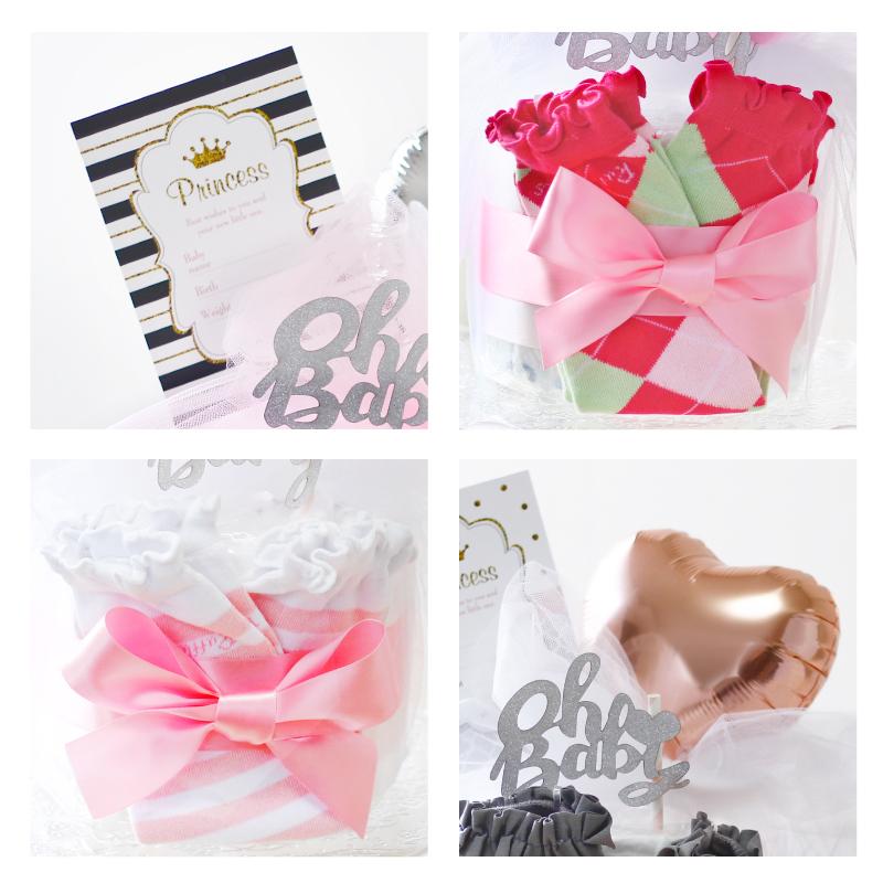 １着でも送料無料 出産祝い おむつケーキ 女の子 おしゃれ 可愛い レッグウォーマ付き プチギフト インスタ フォトプロップス Materialworldblog Com