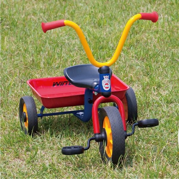 ボーネルンド ペリカンデザイン三輪車 Vハンドル カラー（荷台つき