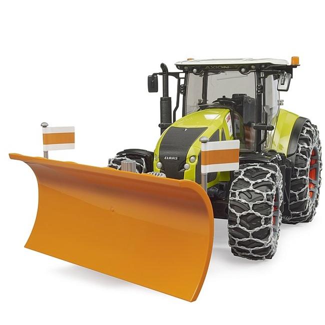 ブルーダー Claas Axion 950 トラクター\u0026スノーチェーン・ブレード クラース アリオン BR03018  【沖縄及び離島発送不可】の画像