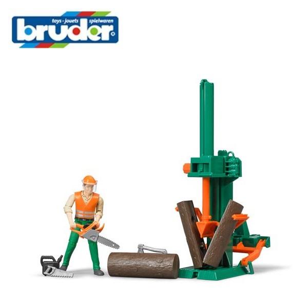 Bruder（ブルーダー） 林業セット（フィギュア付き） 62650 ドイツ製 1 