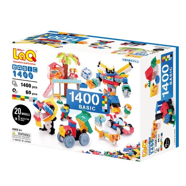 LaQ ラキュー basic1400 仕分け/分類済 BOX付 LaQ（ラキュー） 【包装無料】ラキュー ベーシック1400 NEW