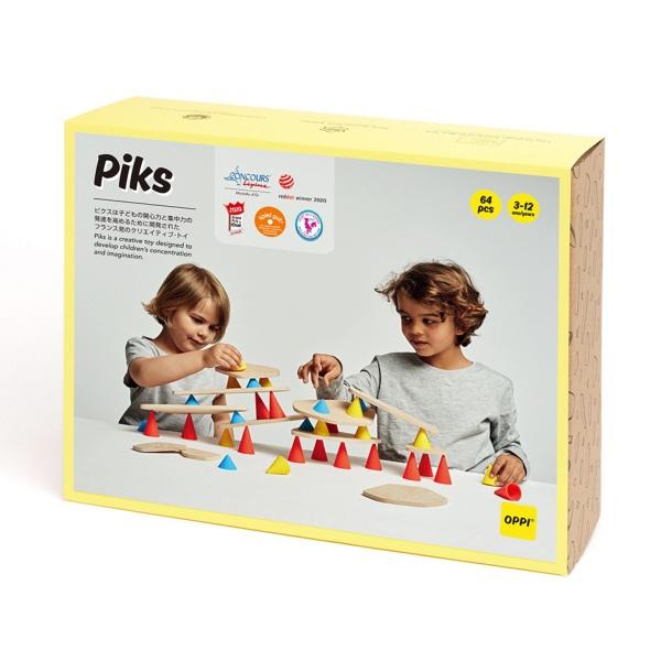 その他 Piks big kit ピクス ビッグ・キット 64ピース 収納袋付き 日本語説明書付き Piks