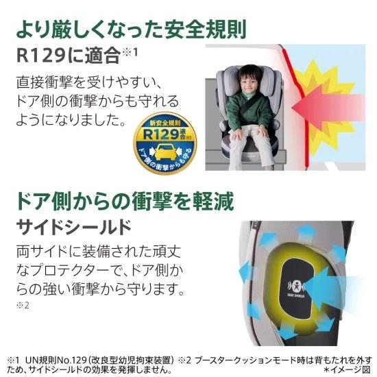 【純正シート保護マットプレゼント】アップリカ ライドクルー ISOFIX ノヴァブラック(BK) 2187401 【沖縄及び離島は対応外】｜baby-hoppe｜12