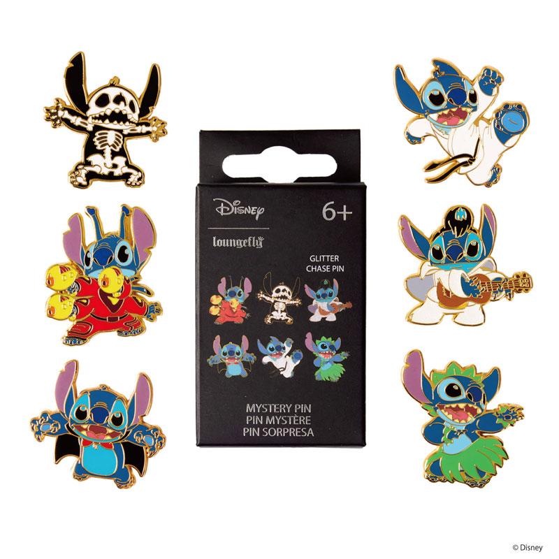 Loungefly（ラウンジフライ） ピンバッチ リロ&ステッチ ランダム