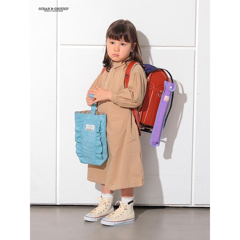 Chortie（ショーティ） フリル付きシューズバッグ オーシャン