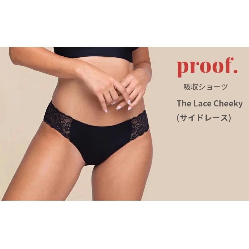 proof 吸水ショーツ サイドレース タイプ The Lace Cheeky proof 吸水ショーツ サイドレース タイプ The Lace Cheeky