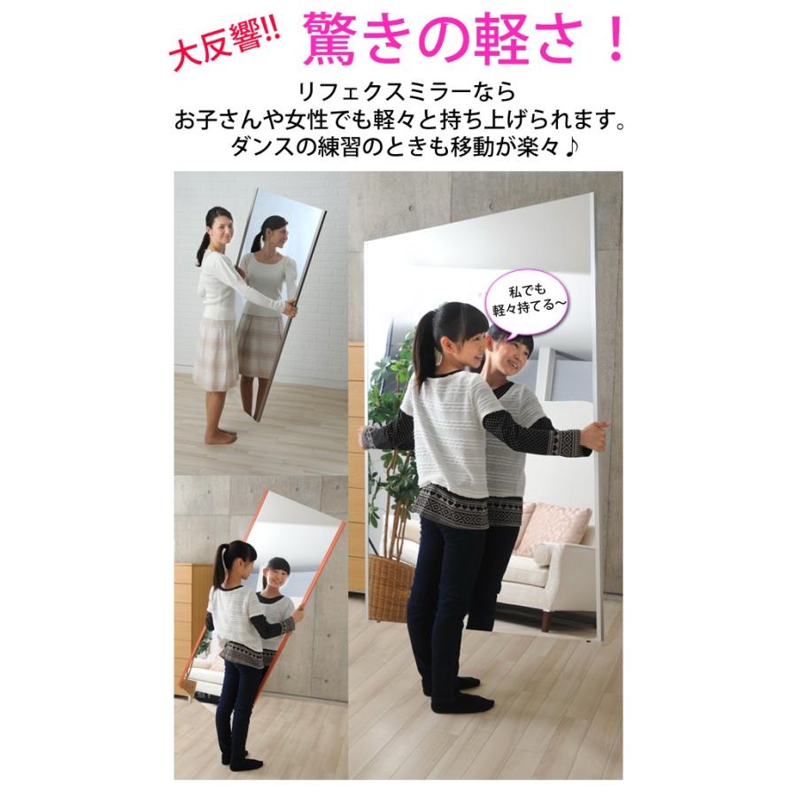 リフェクスミラー 割れない鏡 軽量 ソフトミラー フィルムミラー
