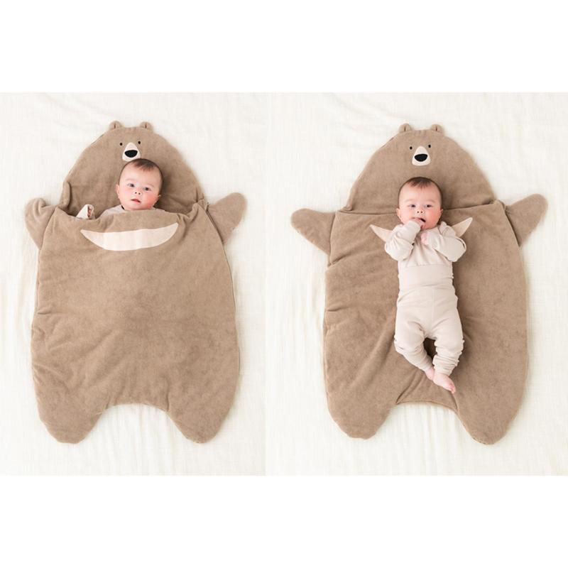 RIO（リオ） スリーピングバッグ くま ベビー用寝袋 防寒 ベビー布団