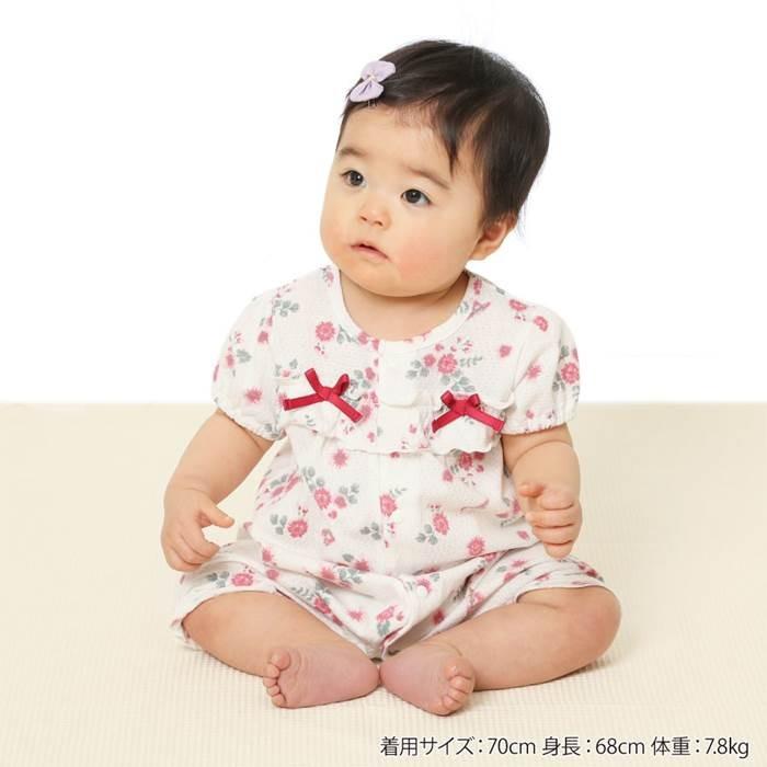 Biquette Club ビケットクラブ 半袖グレコ 70 80cm 女の子 70cm 信託 ベビーウェア 子供服 キムラタン 80cm