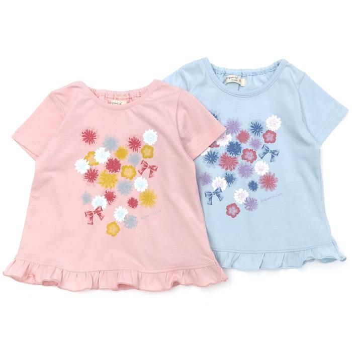 子供服 キムラタン Biquette Club（ビケットクラブ） Ｔシャツ（半袖） (80〜130cm)  女の子 80 90 95 100 110 120 130 綿100%｜baby-kids-kimuratan