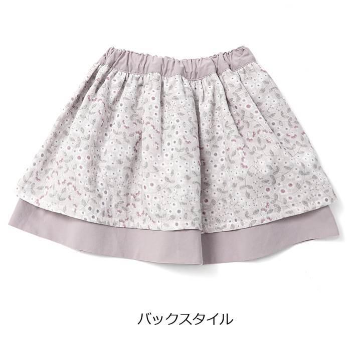 子供服 キムラタン Biquette Club (ビケットクラブ ) リバーシブルスカート (90〜130cm)  女の子 90cm 95cm 100cm 110cm 120cm 130cm 綿100%｜baby-kids-kimuratan｜08