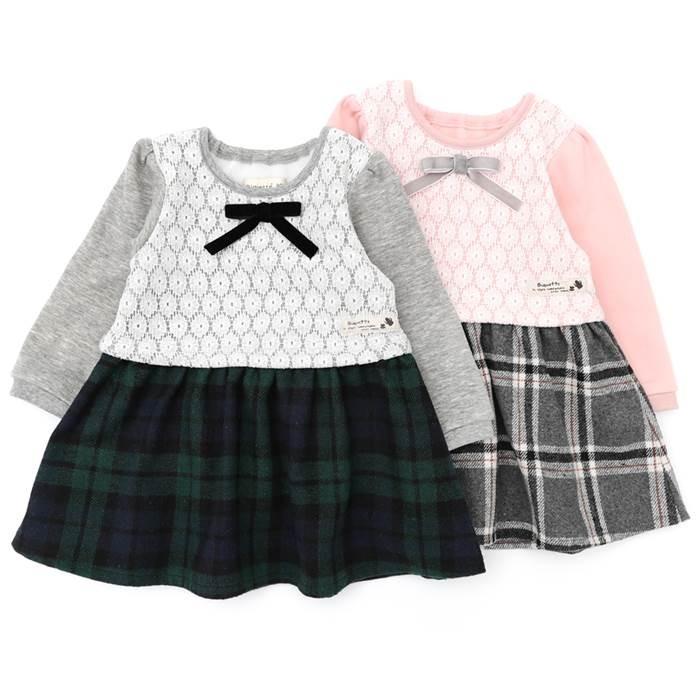 Biquette ビケット ワンピース 80 130cm 女の子 80 90 95 100 110 1 130 キムラタン 子供服 ベビー 子供服のキムラタン 通販 Paypayモール