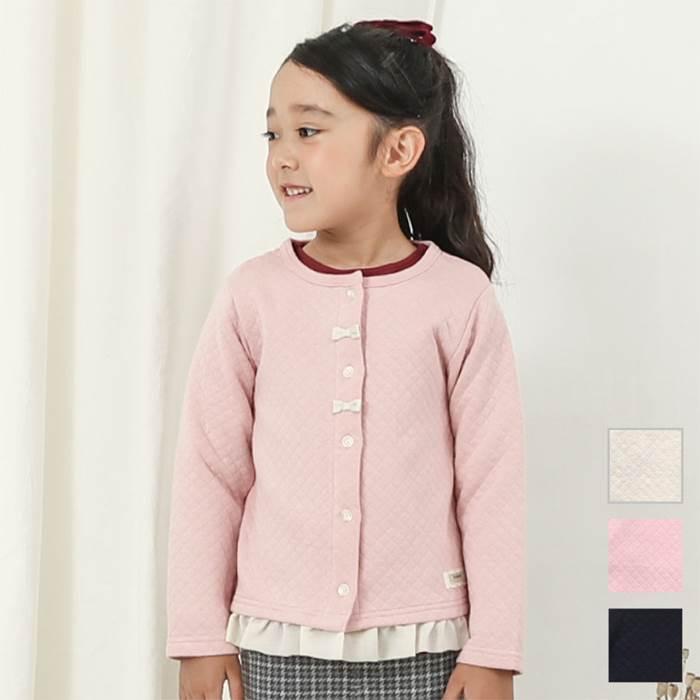 子供服 キムラタン Biquette（ビケット） カーディガン (80〜130cm)  女の子 80 90 95 100 110 120 130｜baby-kids-kimuratan