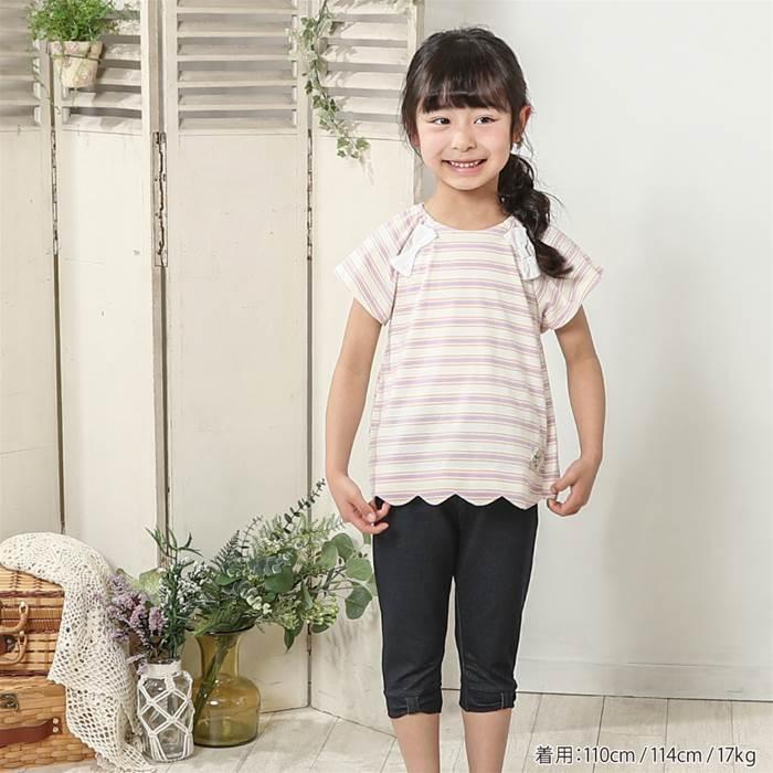 子供服 キムラタン Biquette（ビケット） ７分丈パンツ (80〜130cm)  女の子 80cm 90cm 95cm 100cm 110cm 120cm 130cm｜baby-kids-kimuratan｜14