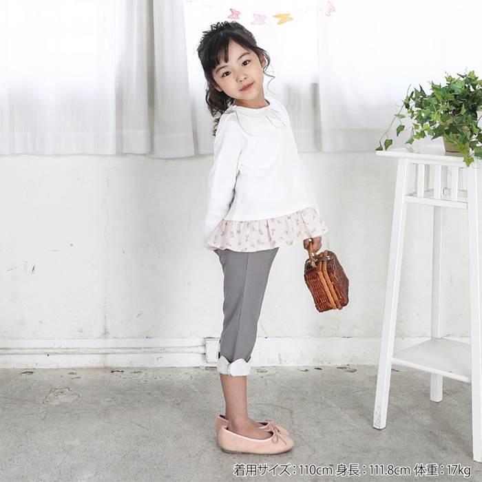 子供服 キムラタン Biquette（ビケット） 七分丈パンツ（80〜130cm)  女の子 80 90 95 100 110 120 130｜baby-kids-kimuratan｜09