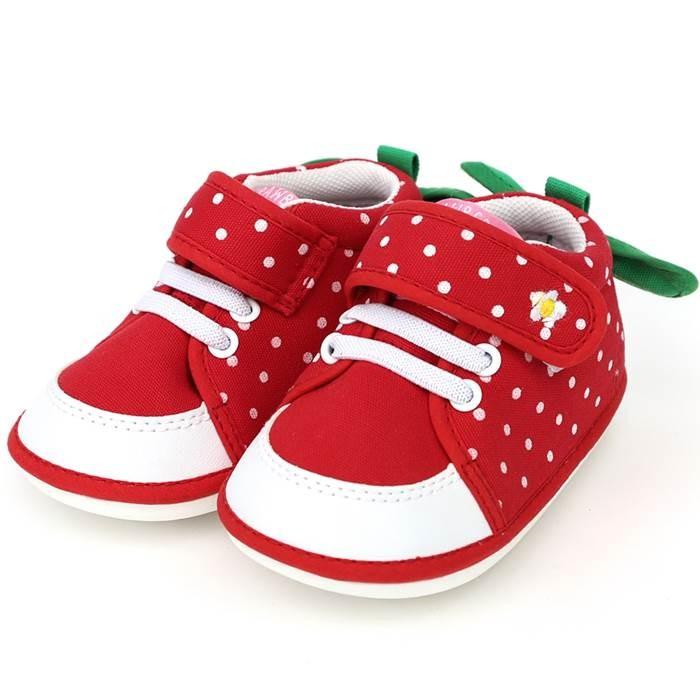 子供服 キムラタン monship（モンシップ） 笛シューズ（いちご） (12〜14cm)  女の子  12cm 13cm 14cm｜baby-kids-kimuratan