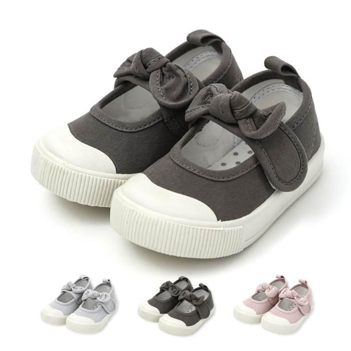 子供服 キムラタン monship（モンシップ） リボンシューズ (13〜20cm)  女の子 13cm 14cm 15cm 16cm 17cm 18cm 19cm 20cm｜baby-kids-kimuratan