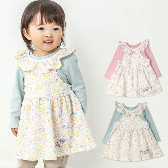 5 5 23 59販売終了予定 Coeur A Coeur クーラクール ワンピース 80 100cm 女の子 80cm 90cm 95cm 100cm キムラタン 子供服 綿100 アウター ベビー 子供服のキムラタン 通販 Paypayモール