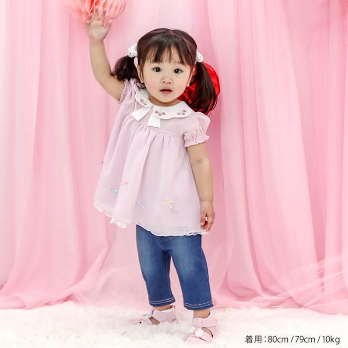 子供服 キムラタン coeur a coeur (クーラクール ) ７分丈レギンス (70〜100cm) ［アウター］｜baby-kids-kimuratan｜05