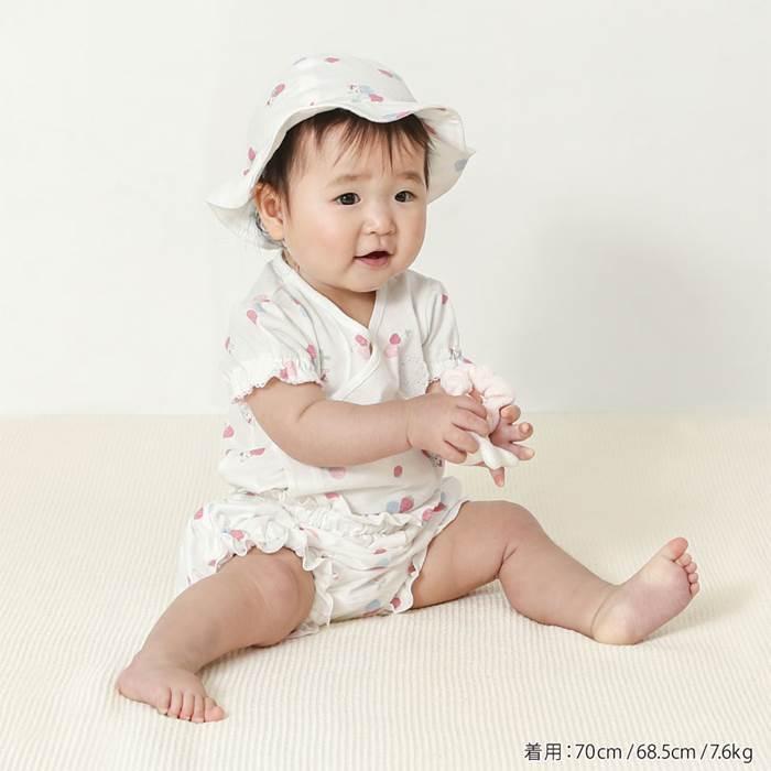 子供服 キムラタン coeur a coeur（クーラクール） ベビー帽子 (40〜48cm)  女の子 40〜44cm 44〜48cm 綿100%｜baby-kids-kimuratan｜06