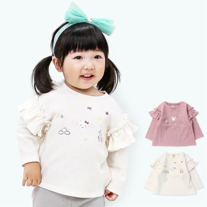 子供服 キムラタン Coeur A Coeur クーラクール 長袖ｔシャツ 70 100cm 女の子 70cm 80cm 90cm 95cm 100cm 綿100 アウター ベビー 子供服のキムラタン 通販 Paypayモール