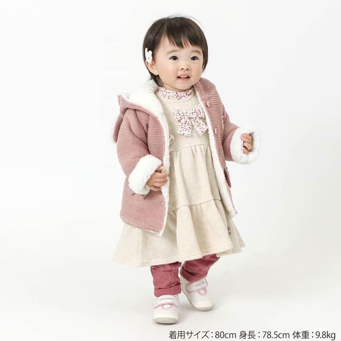 子供服 キムラタン coeur a coeur（クーラクール） ワンピース (80〜100cm)  女の子 80cm 90cm 95cm 100cm 綿100%［アウター］｜baby-kids-kimuratan｜17