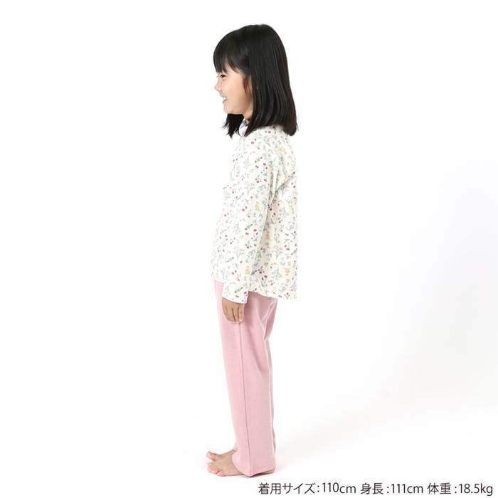 子供服 キムラタン BABBLE BOON(バブルブーン)お花と森の仲間たちパジャマ(長袖) (80〜130cm) 女の子 80 90 95 100 110 120 130 本体綿100%|ベビー・子供服のキムラタン|06